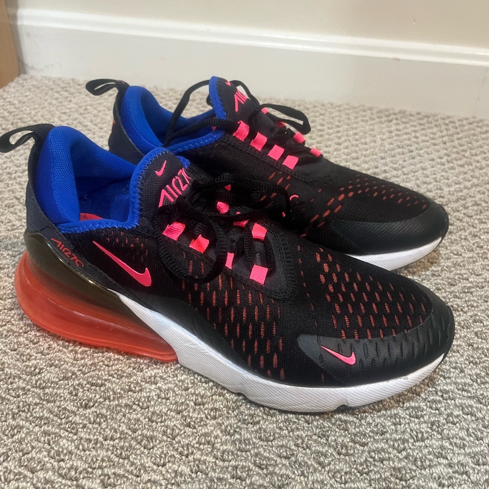 Nike  Air Max 270 Black and Pink Shoes